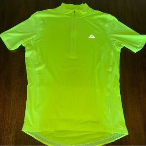 Danish Endurance Sustain Short Sleeve Cycling Jersey Top Neon Size Medium